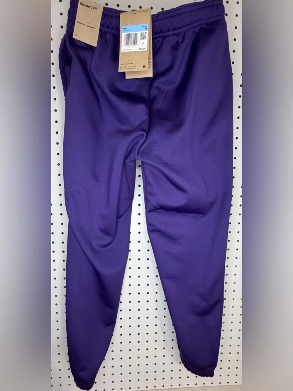 Nike Kobe Bryant Kids Therma-Fit Basketball Pants Youth M Purple Gold NWT